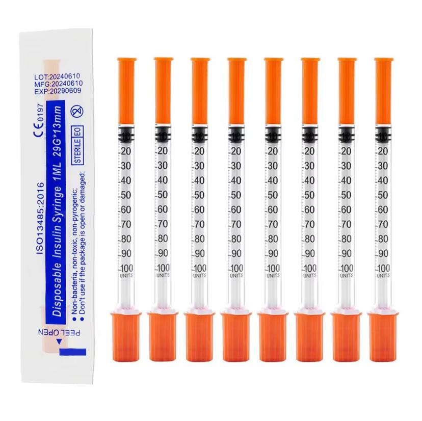 Jeringas de insulina de 1 ml (10 uds.)